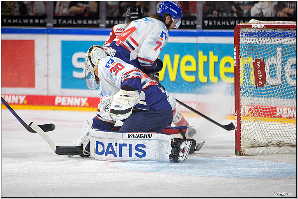 PENNY DEL; Koelner Haie-Adler Mannheim; Koeln, 21.03.2023
